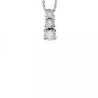 Collana Recarlo Donna Nodo D'Amore in Oro bianco Diamante 0.18 Ct P04TS252/020-45 - P04TS252/020-45